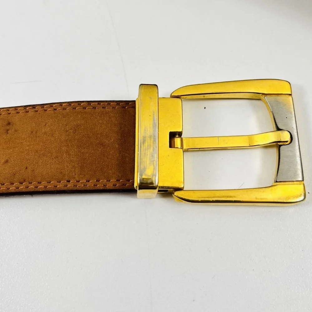 Belts di Piazza Stefano Brown Leather Belt Men’s Size 36